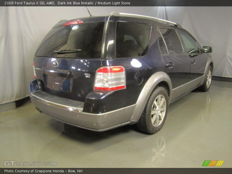 Dark Ink Blue Metallic / Medium Light Stone 2008 Ford Taurus X SEL AWD