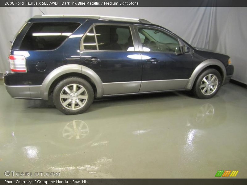 Dark Ink Blue Metallic / Medium Light Stone 2008 Ford Taurus X SEL AWD