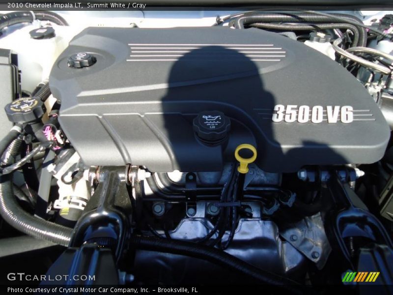 Summit White / Gray 2010 Chevrolet Impala LT