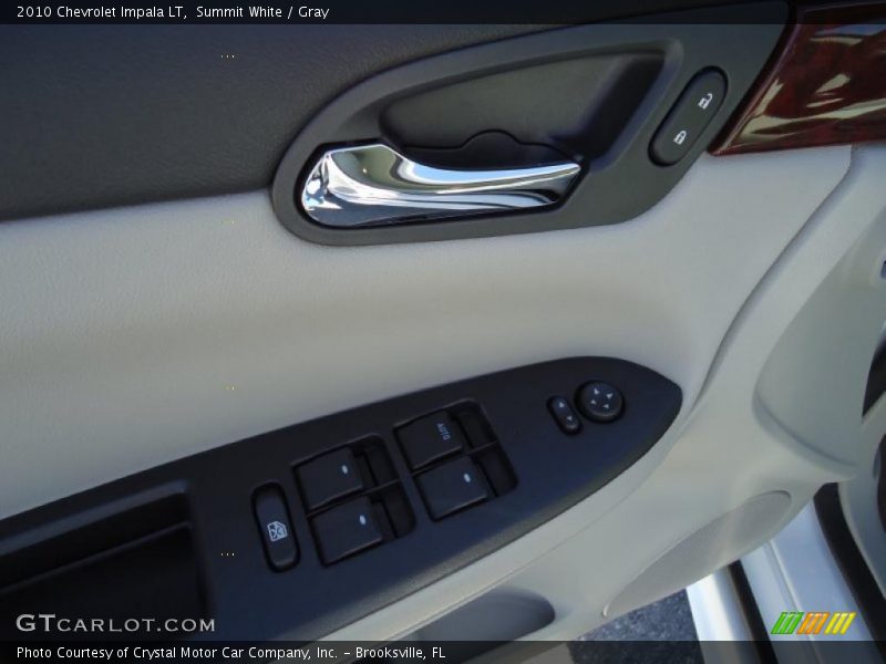 Summit White / Gray 2010 Chevrolet Impala LT