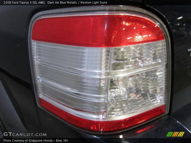 Dark Ink Blue Metallic / Medium Light Stone 2008 Ford Taurus X SEL AWD