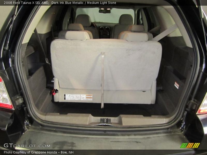 Dark Ink Blue Metallic / Medium Light Stone 2008 Ford Taurus X SEL AWD