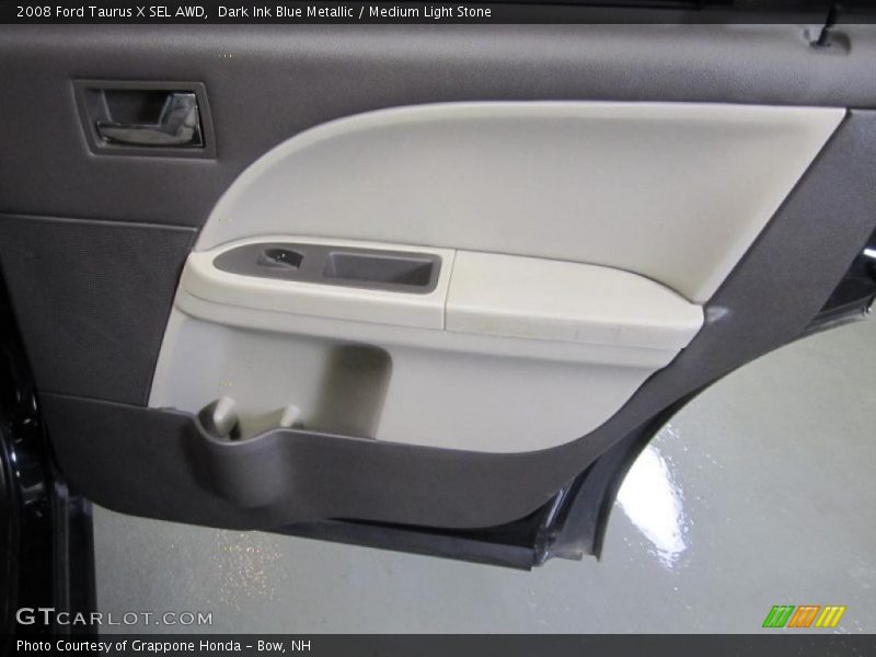 Dark Ink Blue Metallic / Medium Light Stone 2008 Ford Taurus X SEL AWD