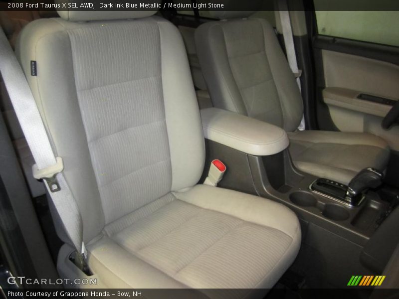 Dark Ink Blue Metallic / Medium Light Stone 2008 Ford Taurus X SEL AWD