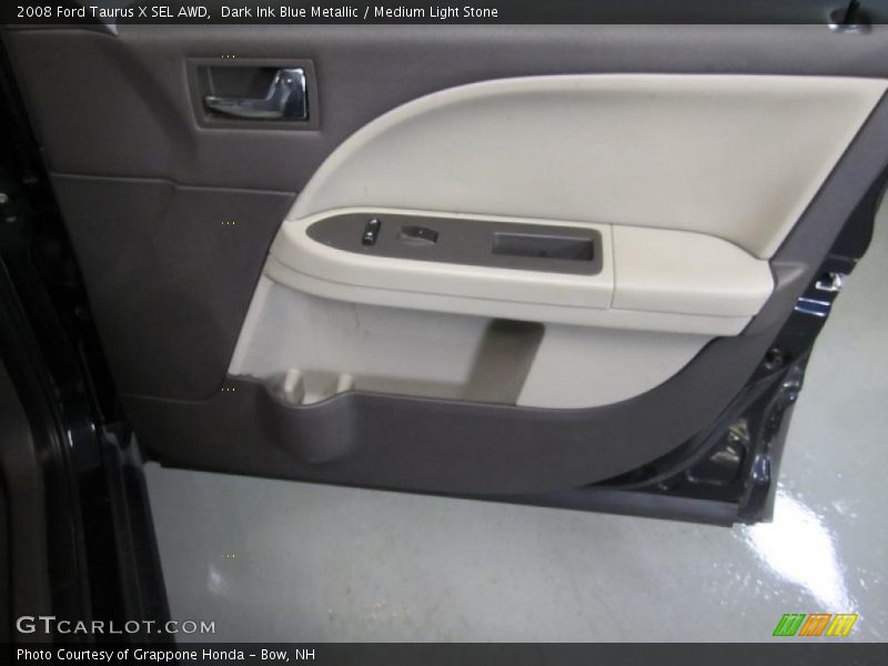 Dark Ink Blue Metallic / Medium Light Stone 2008 Ford Taurus X SEL AWD