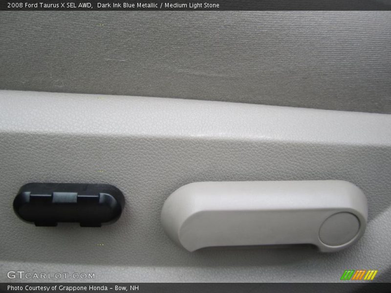 Dark Ink Blue Metallic / Medium Light Stone 2008 Ford Taurus X SEL AWD