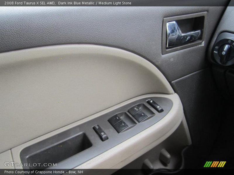 Dark Ink Blue Metallic / Medium Light Stone 2008 Ford Taurus X SEL AWD