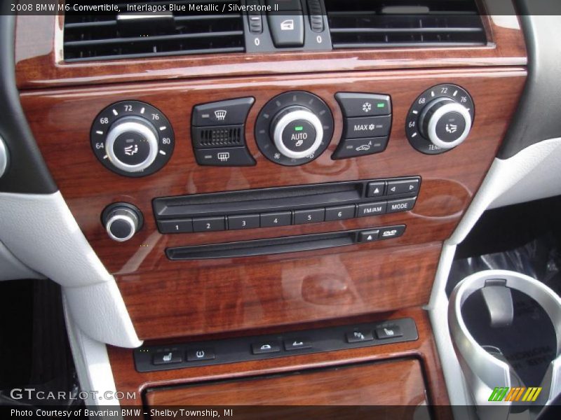Controls of 2008 M6 Convertible