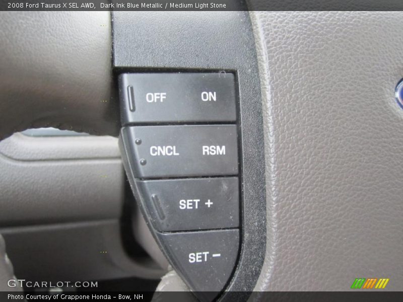 Dark Ink Blue Metallic / Medium Light Stone 2008 Ford Taurus X SEL AWD