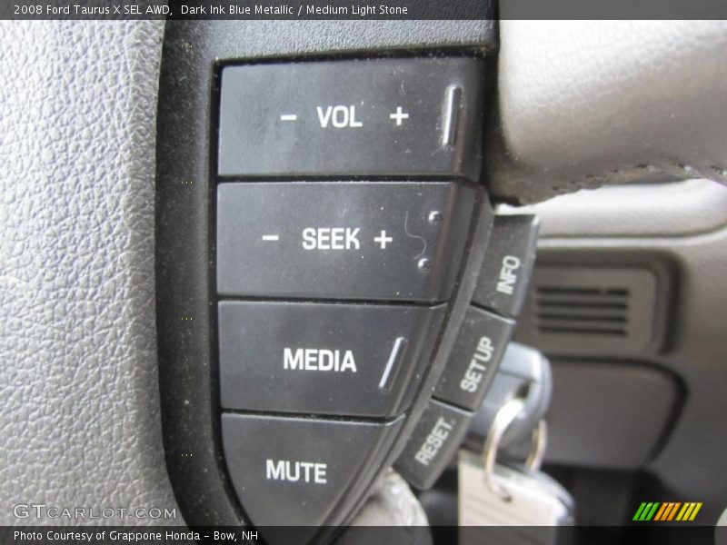 Dark Ink Blue Metallic / Medium Light Stone 2008 Ford Taurus X SEL AWD