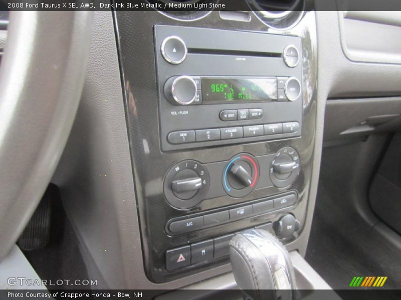 Dark Ink Blue Metallic / Medium Light Stone 2008 Ford Taurus X SEL AWD