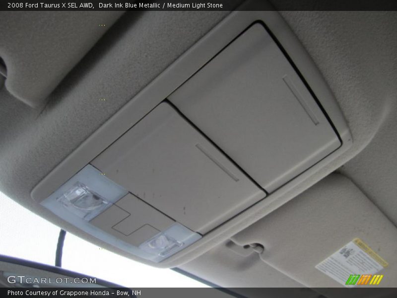 Dark Ink Blue Metallic / Medium Light Stone 2008 Ford Taurus X SEL AWD