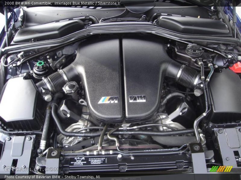  2008 M6 Convertible Engine - 5.0 Liter DOHC 40-Valve VVT V10