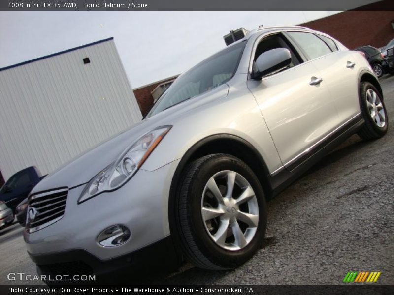 Liquid Platinum / Stone 2008 Infiniti EX 35 AWD