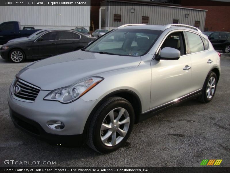 Liquid Platinum / Stone 2008 Infiniti EX 35 AWD