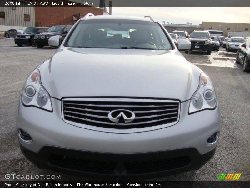 Liquid Platinum / Stone 2008 Infiniti EX 35 AWD