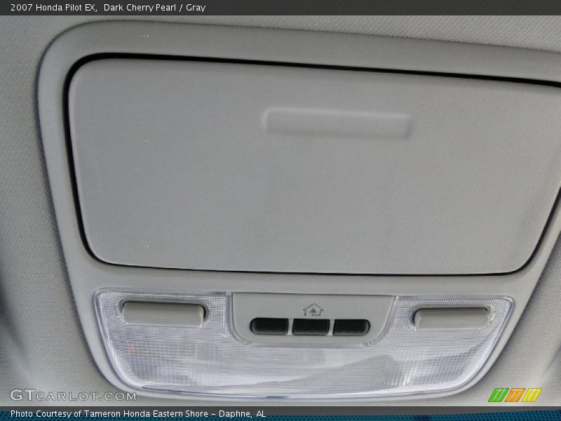 Dark Cherry Pearl / Gray 2007 Honda Pilot EX