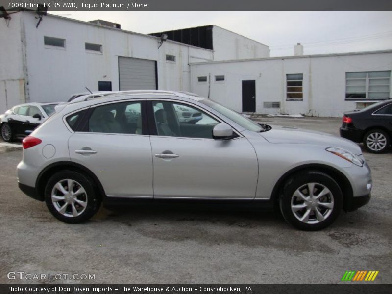 Liquid Platinum / Stone 2008 Infiniti EX 35 AWD