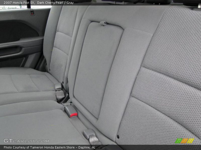Dark Cherry Pearl / Gray 2007 Honda Pilot EX