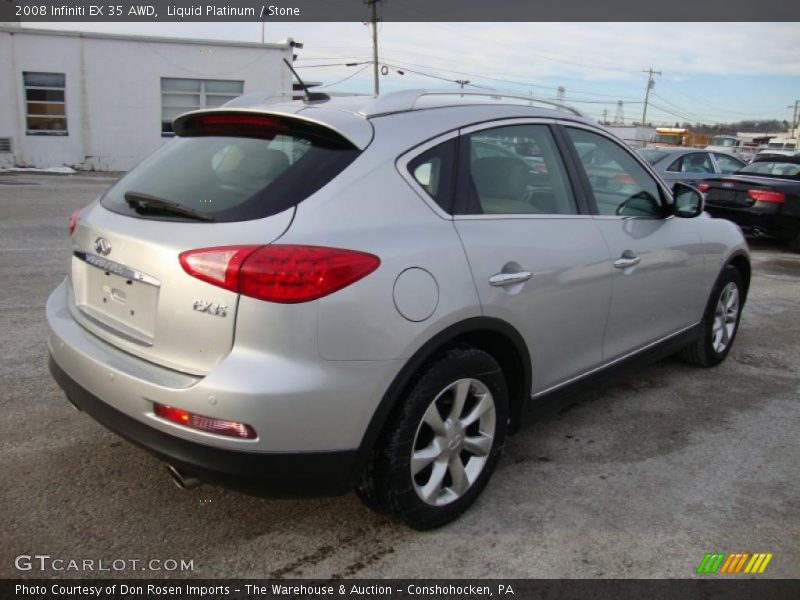 Liquid Platinum / Stone 2008 Infiniti EX 35 AWD