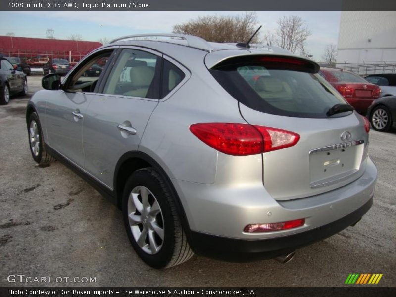 Liquid Platinum / Stone 2008 Infiniti EX 35 AWD