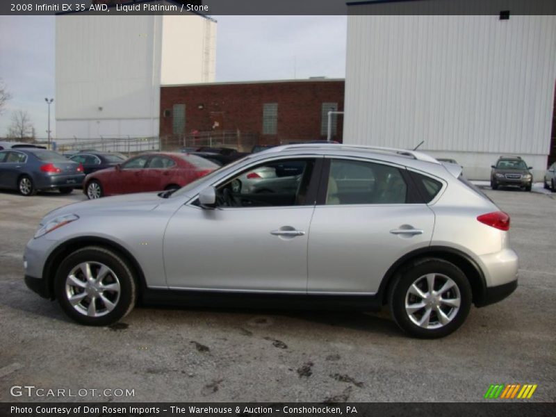 Liquid Platinum / Stone 2008 Infiniti EX 35 AWD