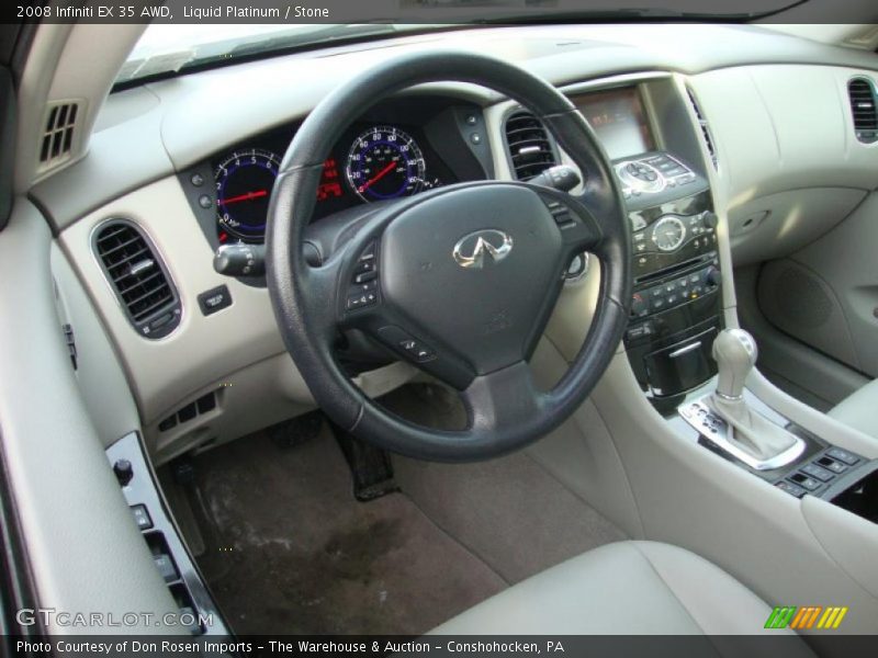 Liquid Platinum / Stone 2008 Infiniti EX 35 AWD