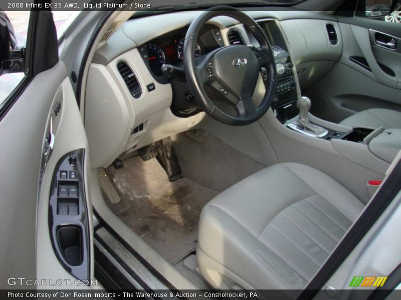 Liquid Platinum / Stone 2008 Infiniti EX 35 AWD