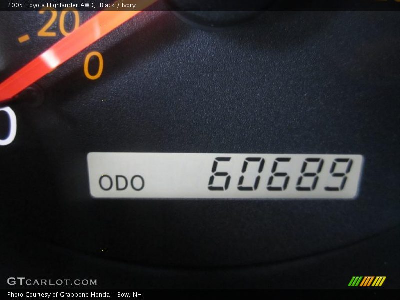 Black / Ivory 2005 Toyota Highlander 4WD