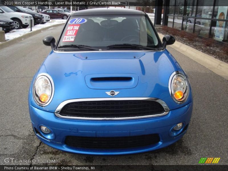Laser Blue Metallic / Grey/Carbon Black 2010 Mini Cooper S Hardtop