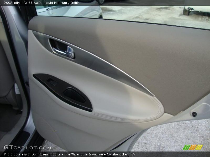 Liquid Platinum / Stone 2008 Infiniti EX 35 AWD