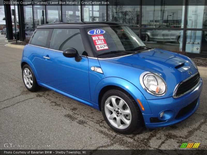 Laser Blue Metallic / Grey/Carbon Black 2010 Mini Cooper S Hardtop