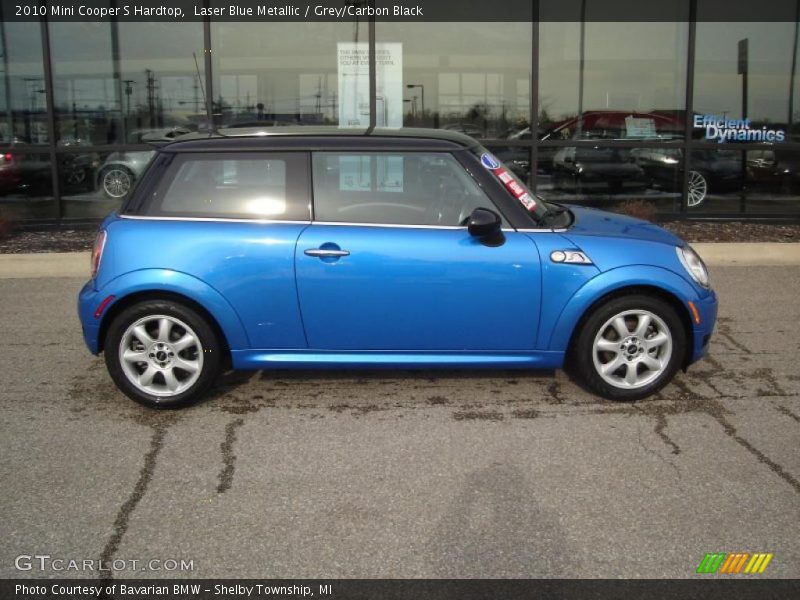 Laser Blue Metallic / Grey/Carbon Black 2010 Mini Cooper S Hardtop