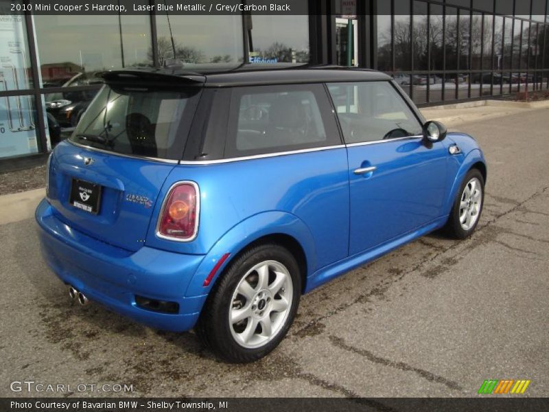 Laser Blue Metallic / Grey/Carbon Black 2010 Mini Cooper S Hardtop