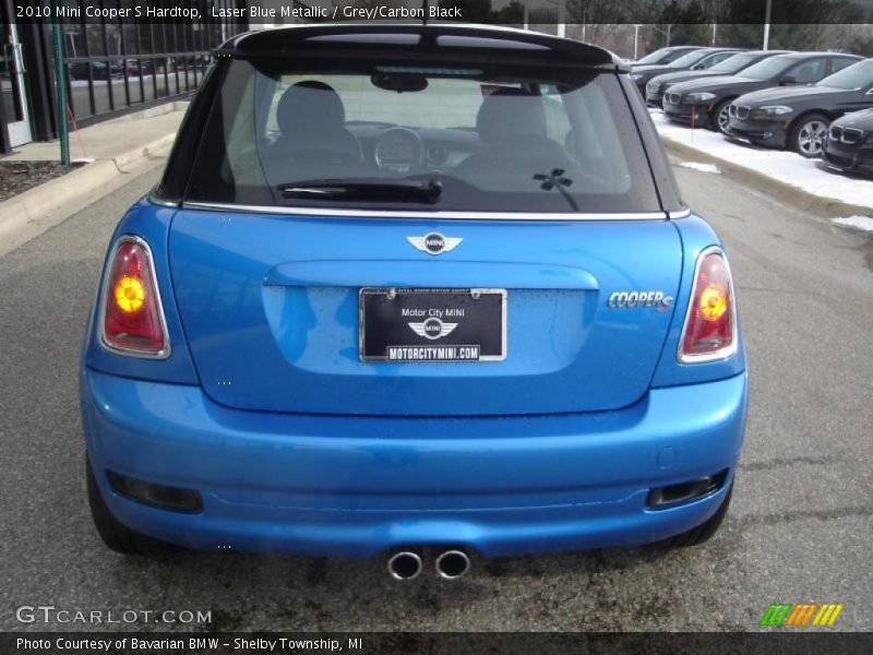 Laser Blue Metallic / Grey/Carbon Black 2010 Mini Cooper S Hardtop