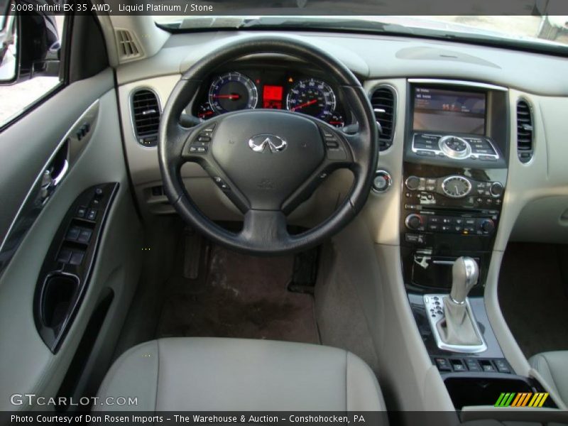 Liquid Platinum / Stone 2008 Infiniti EX 35 AWD