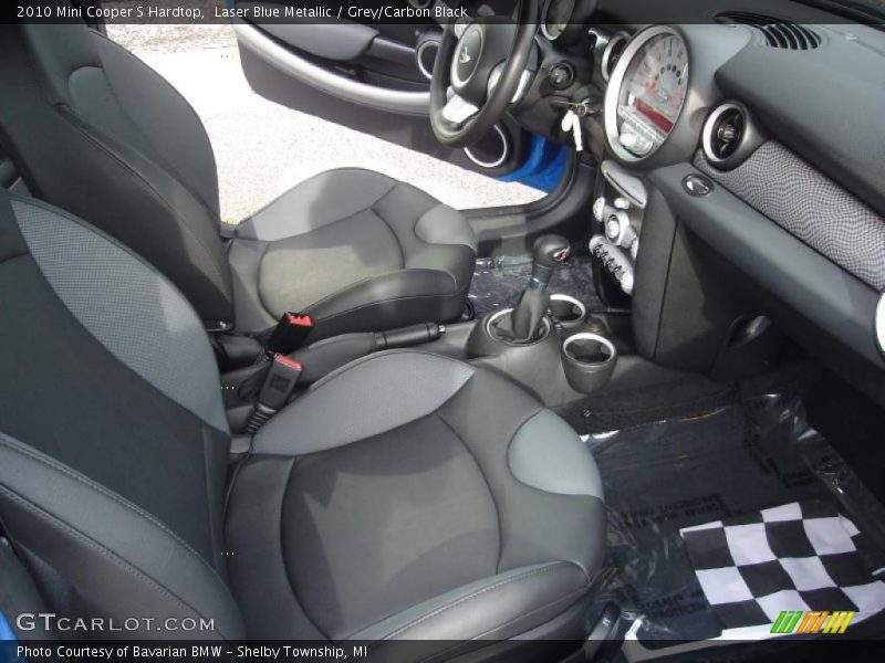 Laser Blue Metallic / Grey/Carbon Black 2010 Mini Cooper S Hardtop
