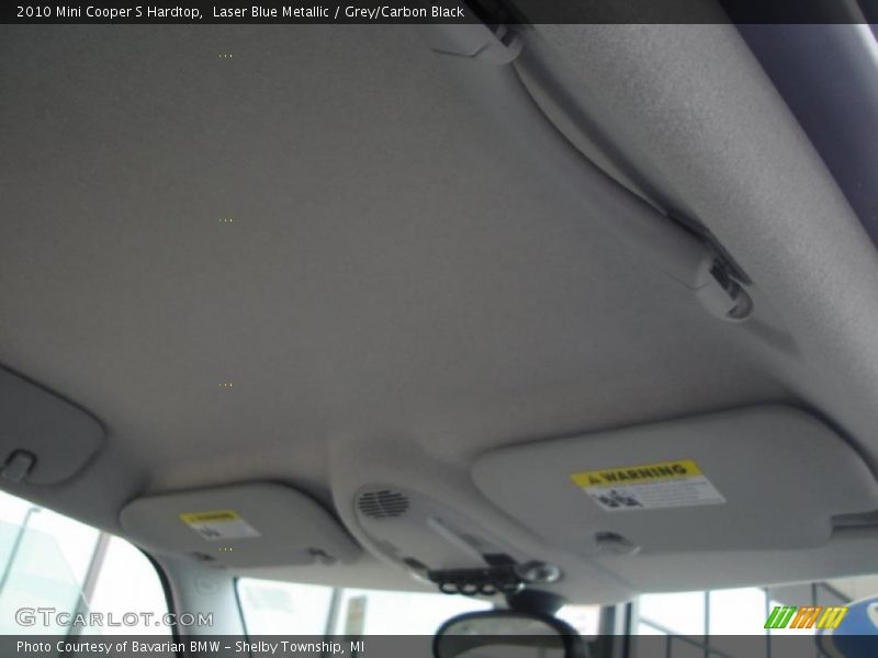 Laser Blue Metallic / Grey/Carbon Black 2010 Mini Cooper S Hardtop