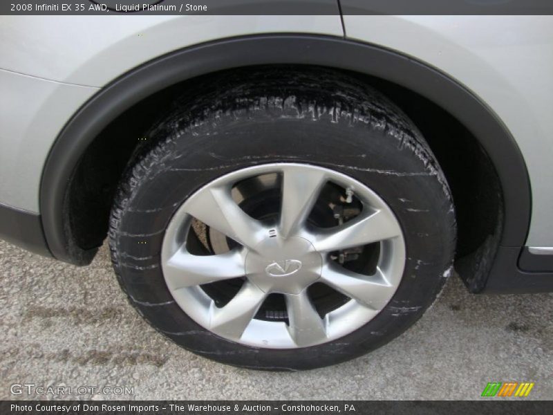 Liquid Platinum / Stone 2008 Infiniti EX 35 AWD