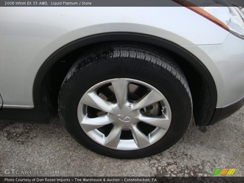 Liquid Platinum / Stone 2008 Infiniti EX 35 AWD