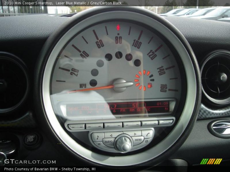 Laser Blue Metallic / Grey/Carbon Black 2010 Mini Cooper S Hardtop