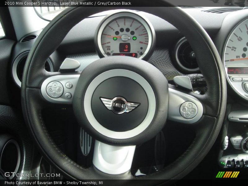 Laser Blue Metallic / Grey/Carbon Black 2010 Mini Cooper S Hardtop