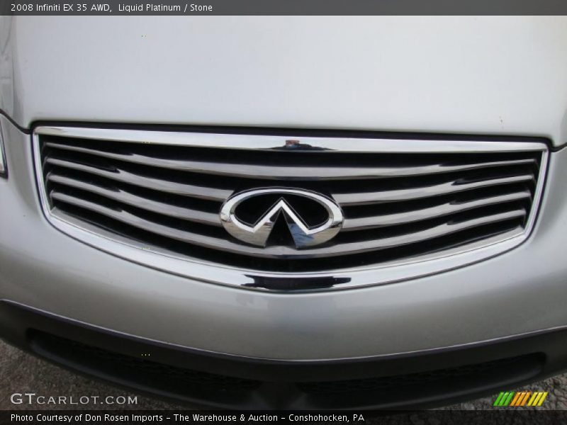 Liquid Platinum / Stone 2008 Infiniti EX 35 AWD