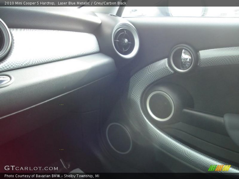 Laser Blue Metallic / Grey/Carbon Black 2010 Mini Cooper S Hardtop