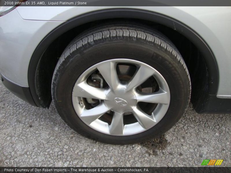Liquid Platinum / Stone 2008 Infiniti EX 35 AWD
