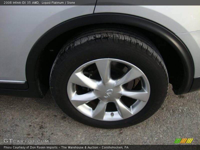 Liquid Platinum / Stone 2008 Infiniti EX 35 AWD