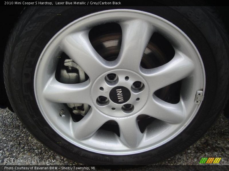 Laser Blue Metallic / Grey/Carbon Black 2010 Mini Cooper S Hardtop
