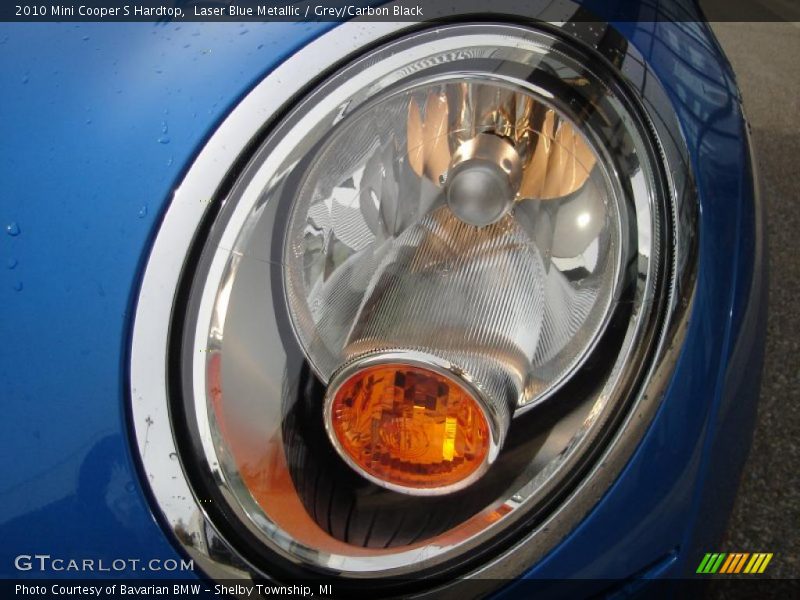 Laser Blue Metallic / Grey/Carbon Black 2010 Mini Cooper S Hardtop