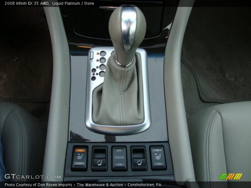Liquid Platinum / Stone 2008 Infiniti EX 35 AWD