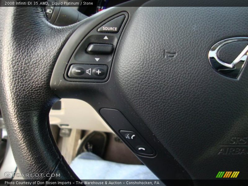 Liquid Platinum / Stone 2008 Infiniti EX 35 AWD